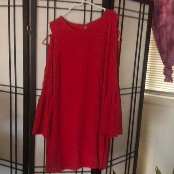 Tomato Red Dress - Picture 1 of 8